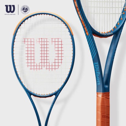 Wilson Blade 98 16X19 V9 Roland Garros Performance Tennis Racket (Unstrung)