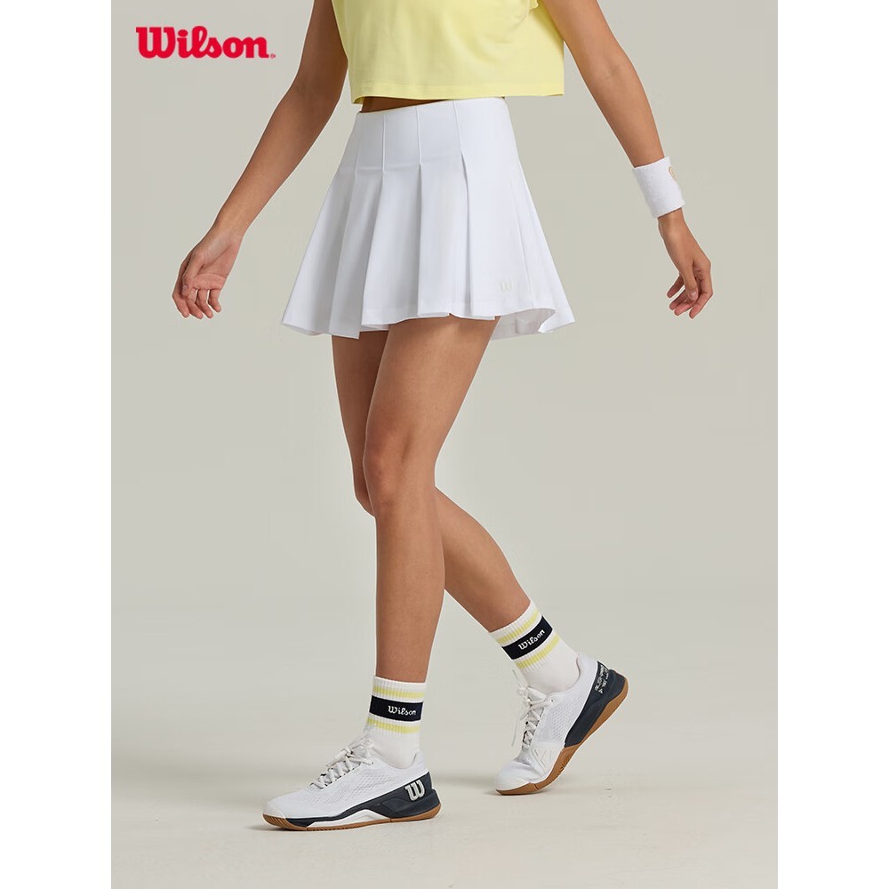 Wilson Women High-Waist Tennis Pleated Mini Skirt with Inner Shorts Side Pocket WW00387411WTA