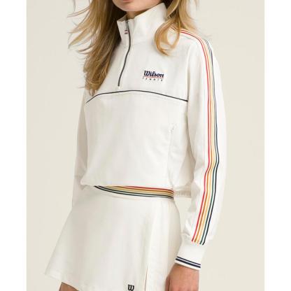 Wilson Women Davenport Woven Popover Tennis Top 