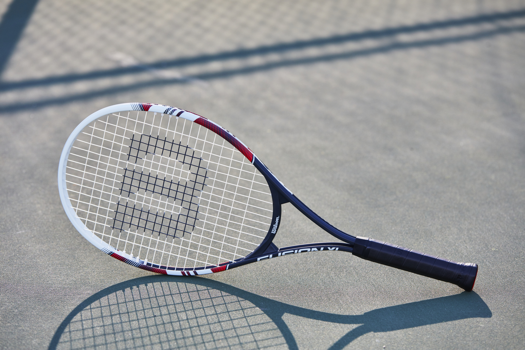 FUSION XL (16x19) Beginner Tennis Recreational Racket Strung
