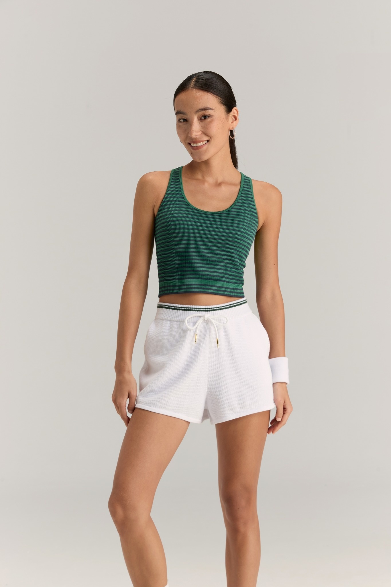 #Field Green / Navy Stripe