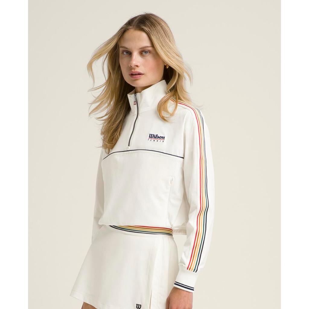 Wilson Women Davenport Woven Popover Tennis Top 