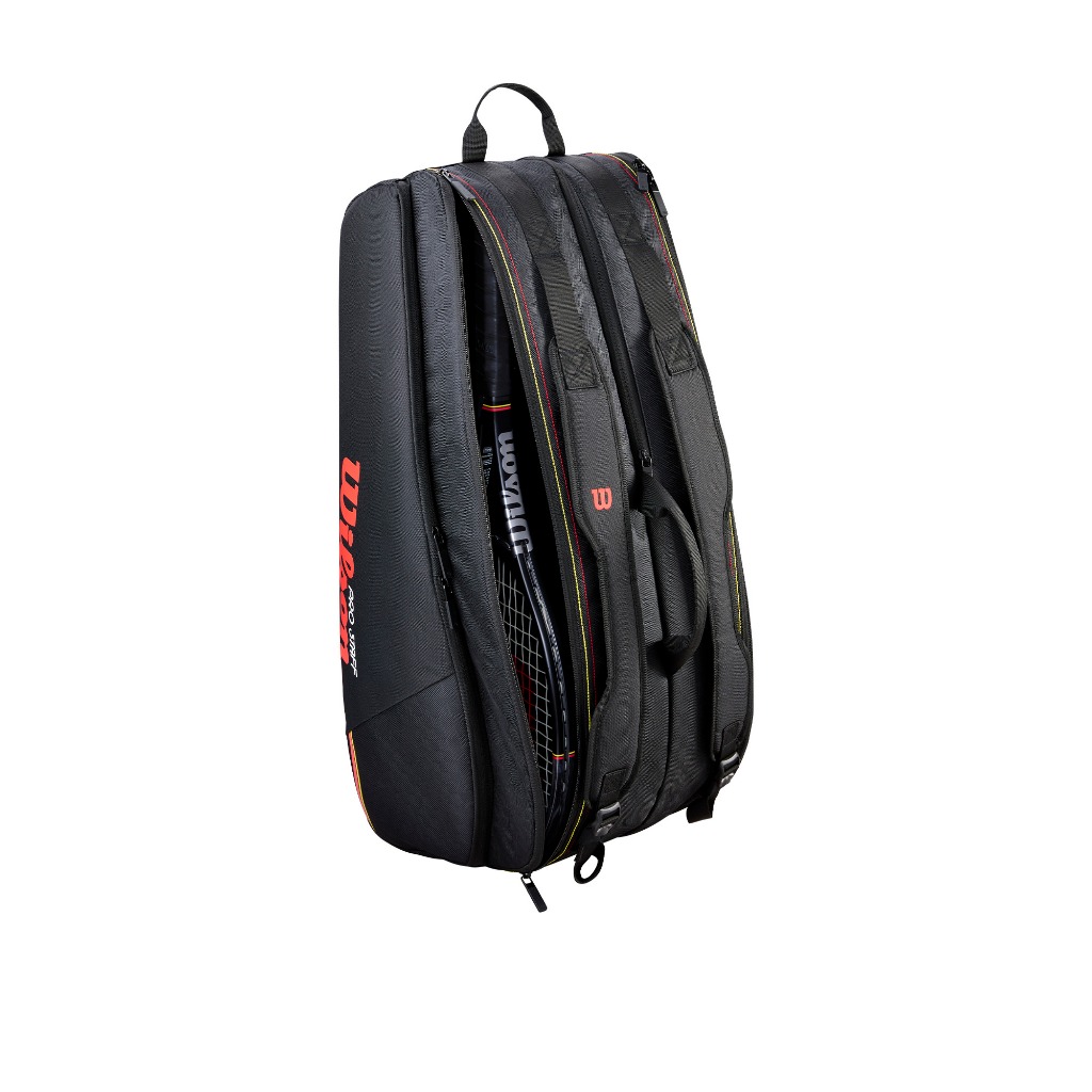 【希少・プレミア】Wilson PRO STAFF ヴィンテージ ケース付 Wilson Pro Staff Classic 12 Pack Tennis Racket Bag 2 Compartments