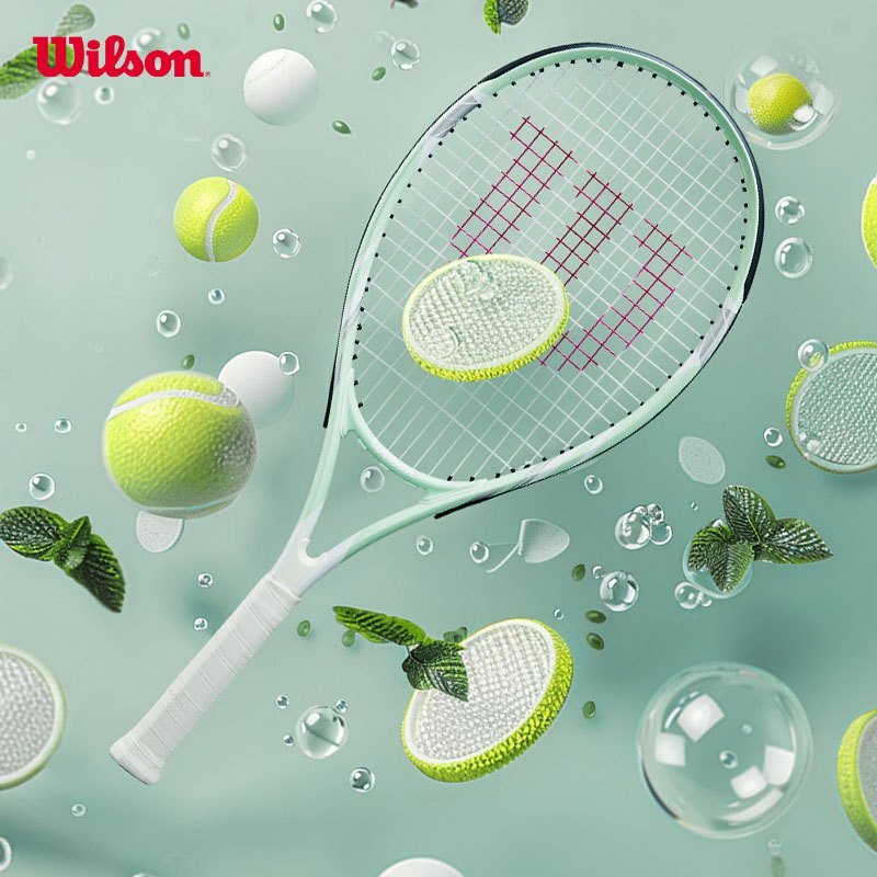 【Best Choice For Beginners】 WILSON Intrigue Tennis Racket (Strung) Sports Training WR061610U2