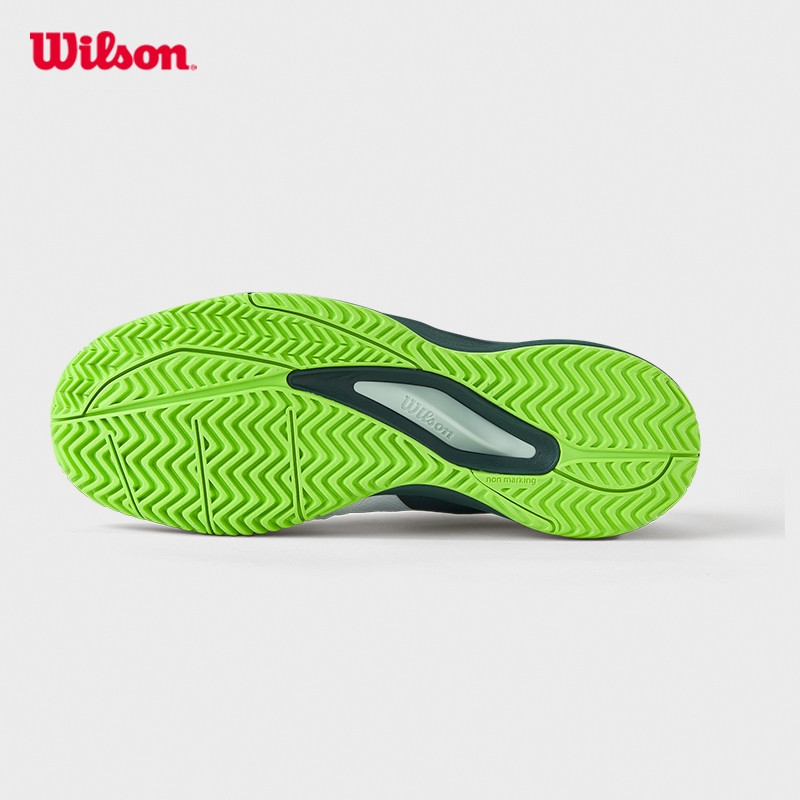 WILSON RUSH PRO ACE Men's Tennis Shoe (White/Ponderosa/Jasmine Green) - WRS331900