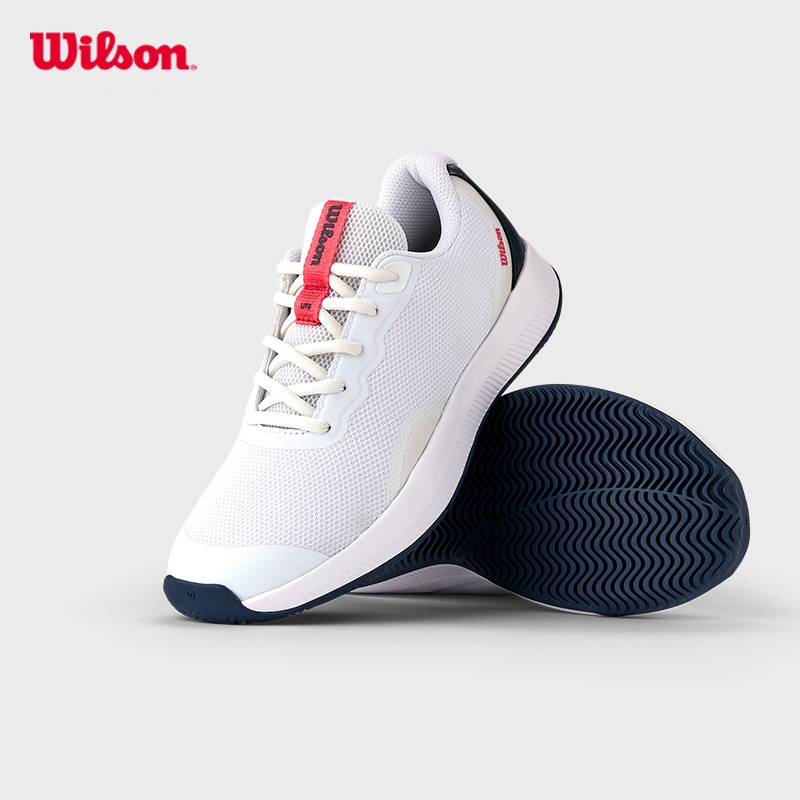 WILSON Intrigue Lite Unisex Tennis Shoe (White/Navy Blaze/Dubarry) - WRS335800