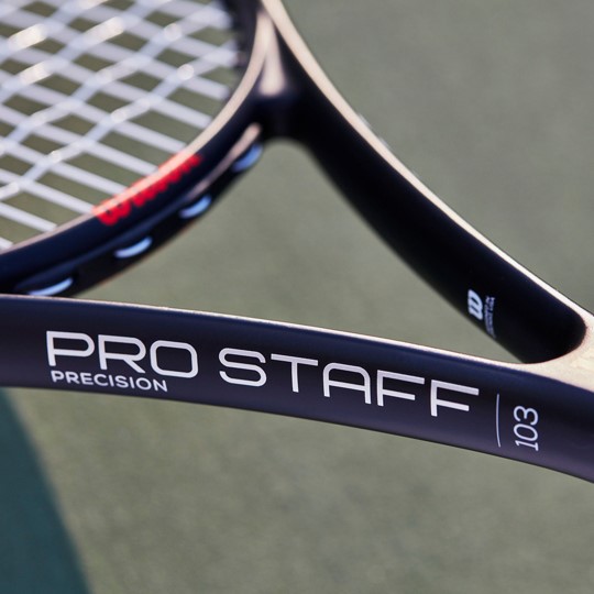 Pro Staff Precision 103 tennis racket Recreational Racket Beginner friendly black (Strung)