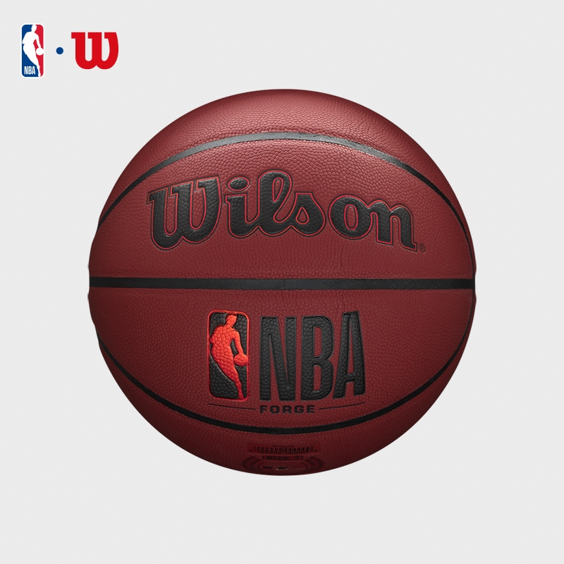 Wilson NBA Forge Basketball Crimson Sz7