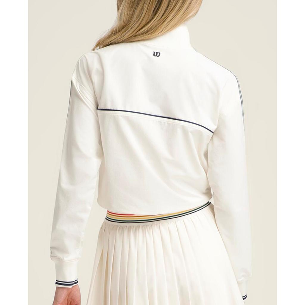 Wilson Women Davenport Woven Popover Tennis Top 