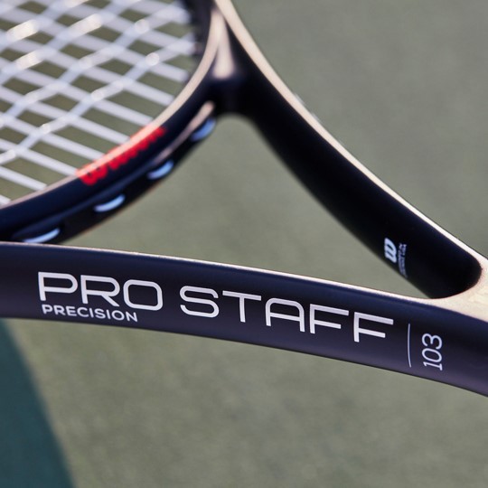 Pro Staff Precision 103 tennis racket Recreational Racket Beginner friendly black (Strung)