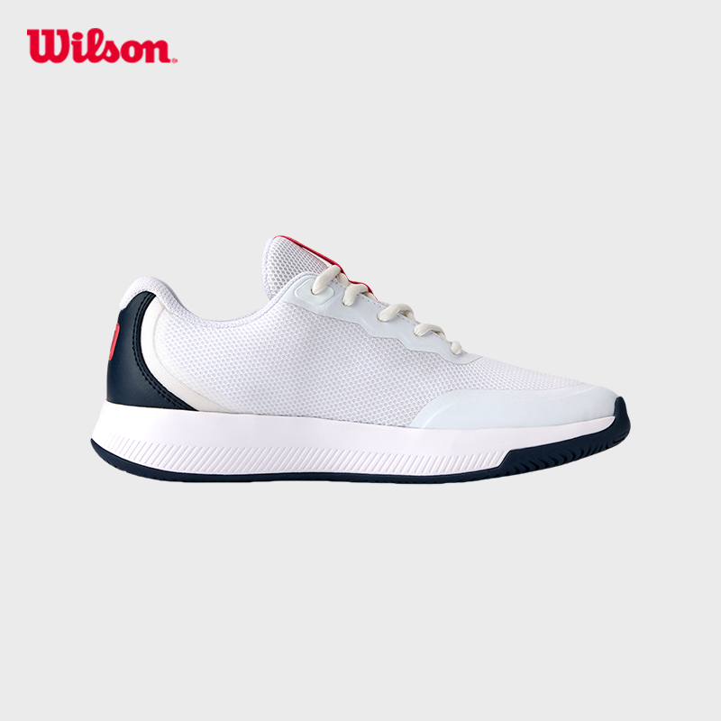 WILSON Intrigue Lite Unisex Tennis Shoe (White/Navy Blaze/Dubarry) - WRS335800