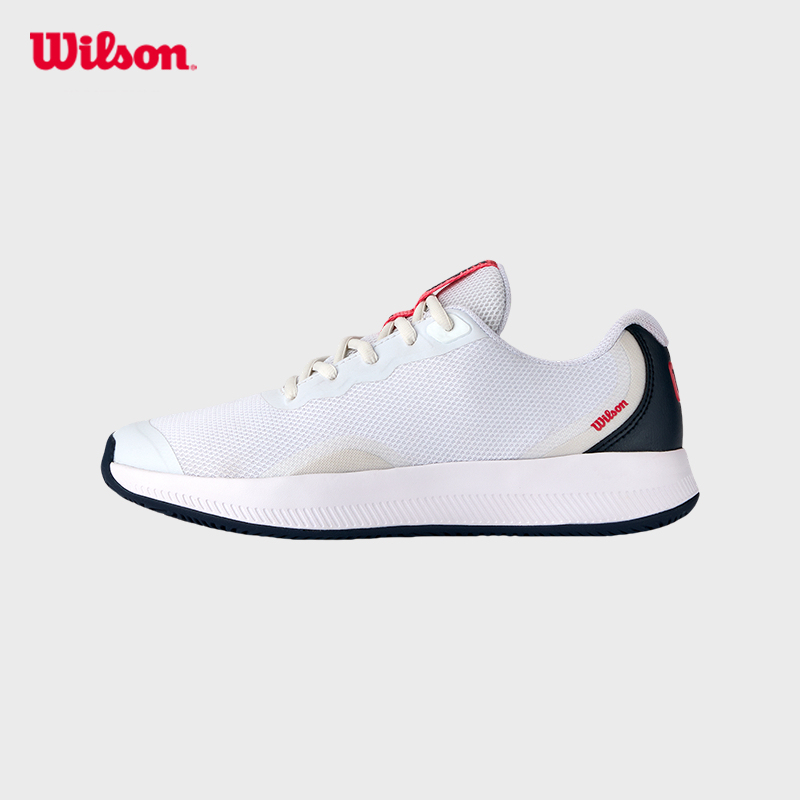 WILSON Intrigue Lite Unisex Tennis Shoe (White/Navy Blaze/Dubarry) - WRS335800