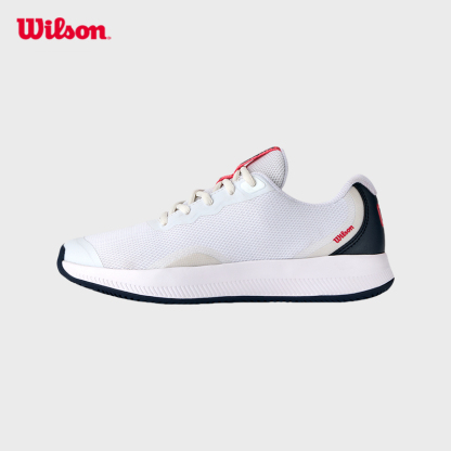 WILSON Intrigue Lite Unisex Tennis Shoe (White/Navy Blaze/Dubarry) - WRS335800