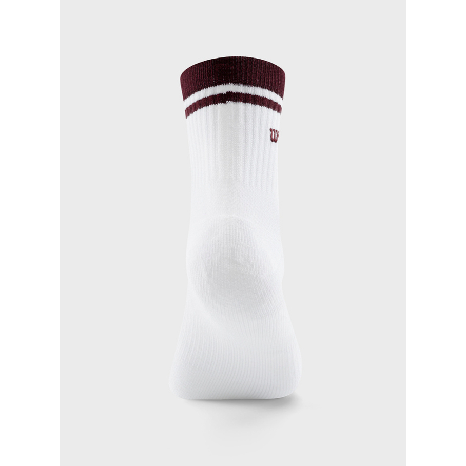 Wilson Unisex Quarter Top Stripe Logo Socks