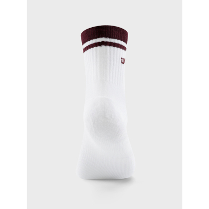 Wilson Unisex Quarter Top Stripe Logo Socks