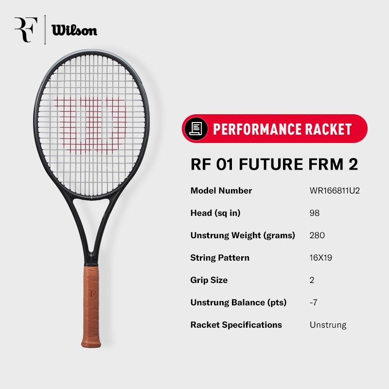 Wilson Roger Federer RF01 Future Tennis Racket Unstrung