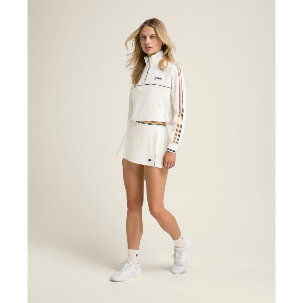 Wilson Women Davenport Woven Popover Tennis Top 