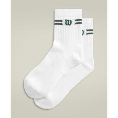Wilson Unisex Quarter Top Logo Stripe Socks