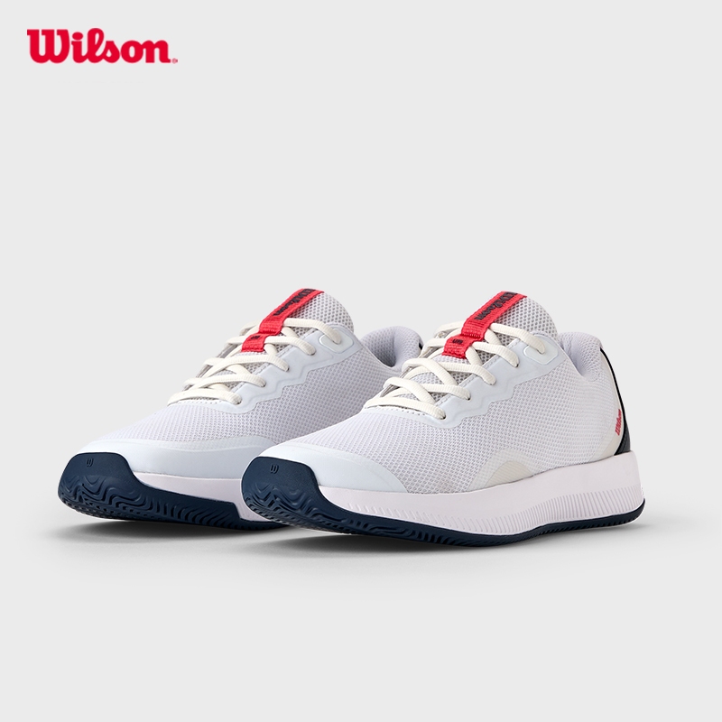 WILSON Intrigue Lite Unisex Tennis Shoe (White/Navy Blaze/Dubarry) - WRS335800