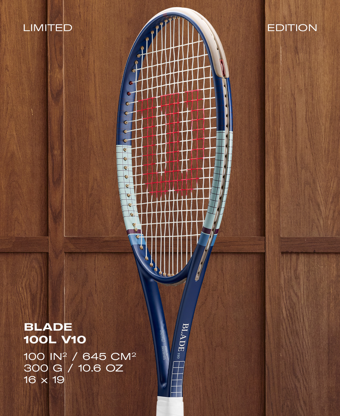 Wilson Blade 100L V10 Fall Layers Tennis Racket (Unstrung)