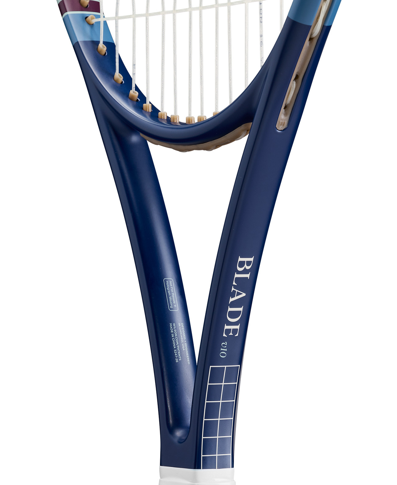 Wilson Blade 100L V10 Fall Layers Tennis Racket (Unstrung)