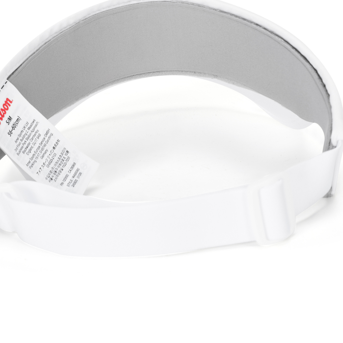 Wilson Unisex Court Sweatband Visor