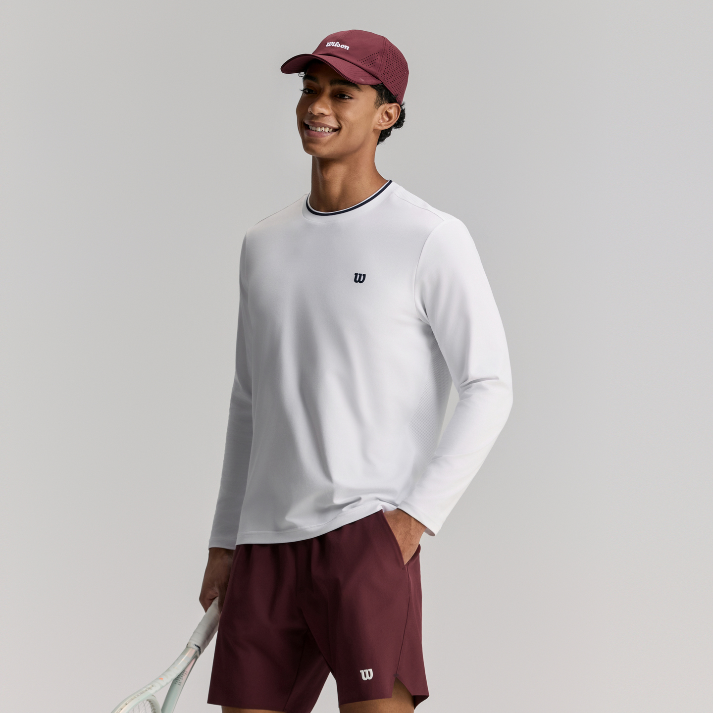 Wilson Men's Timeless Long Sleeve Tennis Tee