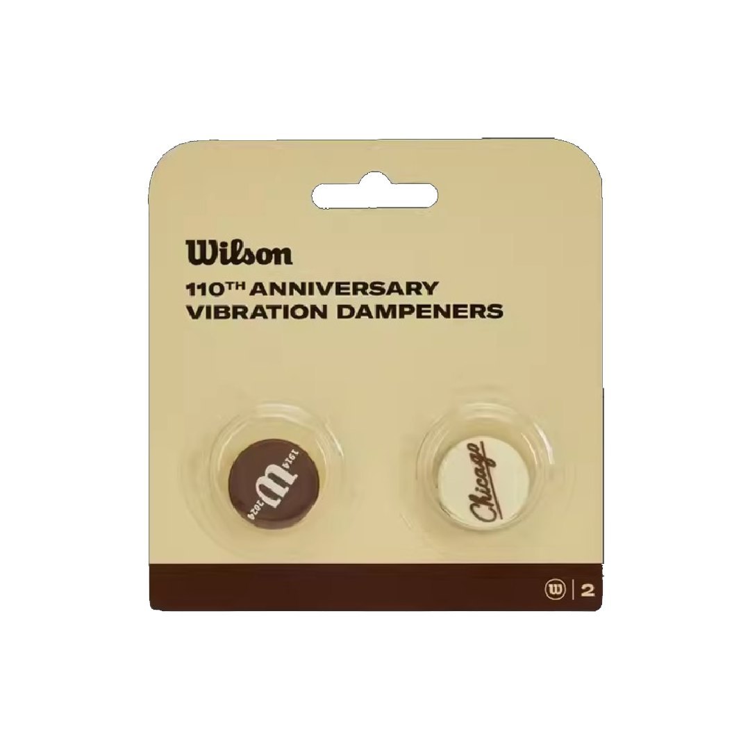 (Pre Order) WILSON 110TH ANNIVERSARY DAMPENER 2 PACK BROWN/CREAM WR8445101001