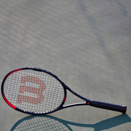 Pro Staff Precision 103 tennis racket Recreational Racket Beginner friendly black (Strung)