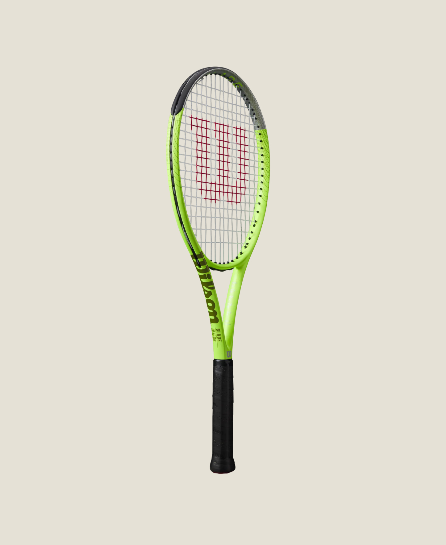 Wilson Blade Feel RXT 105 Tennisschläger – 298 G, Strung, Allround, Lime/Schwarz