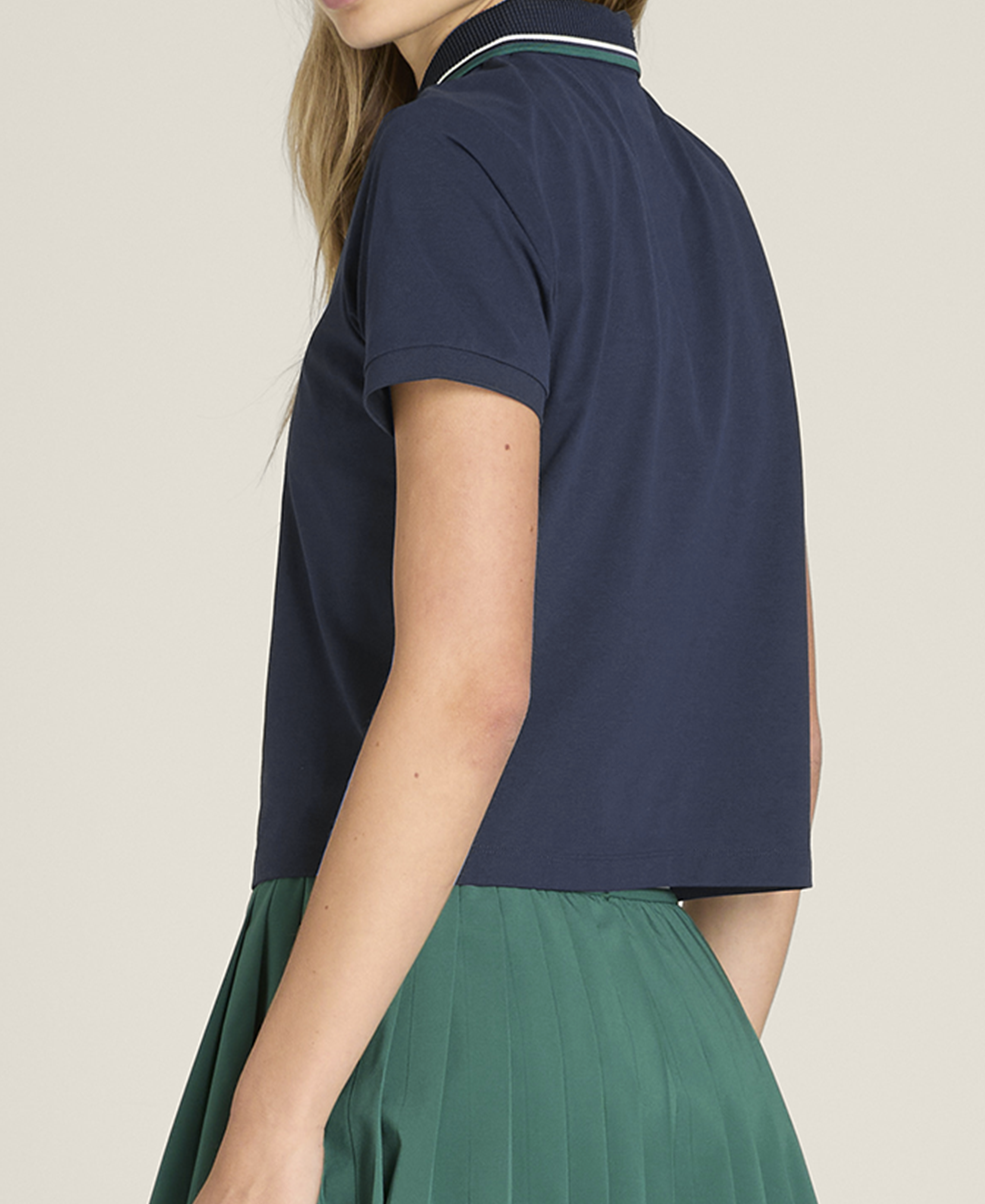 W CLASSIC CROP POLO CLASSIC