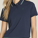 W CLASSIC CROP POLO CLASSIC