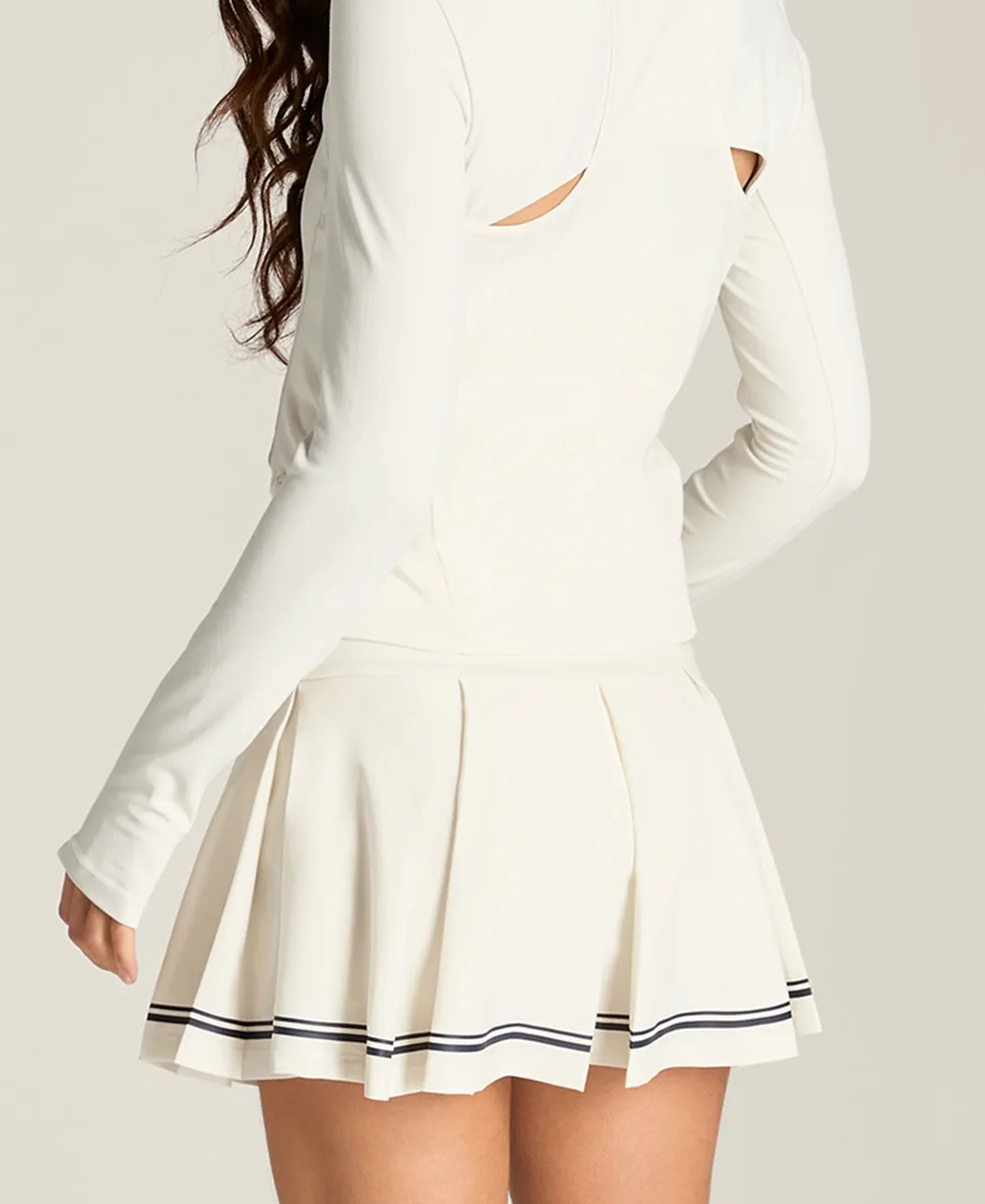 Wilson Eastside Box Pleat Mini Skirt