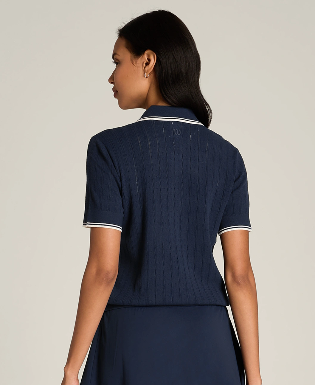 Wilson Addison Knit Polo Pointelle