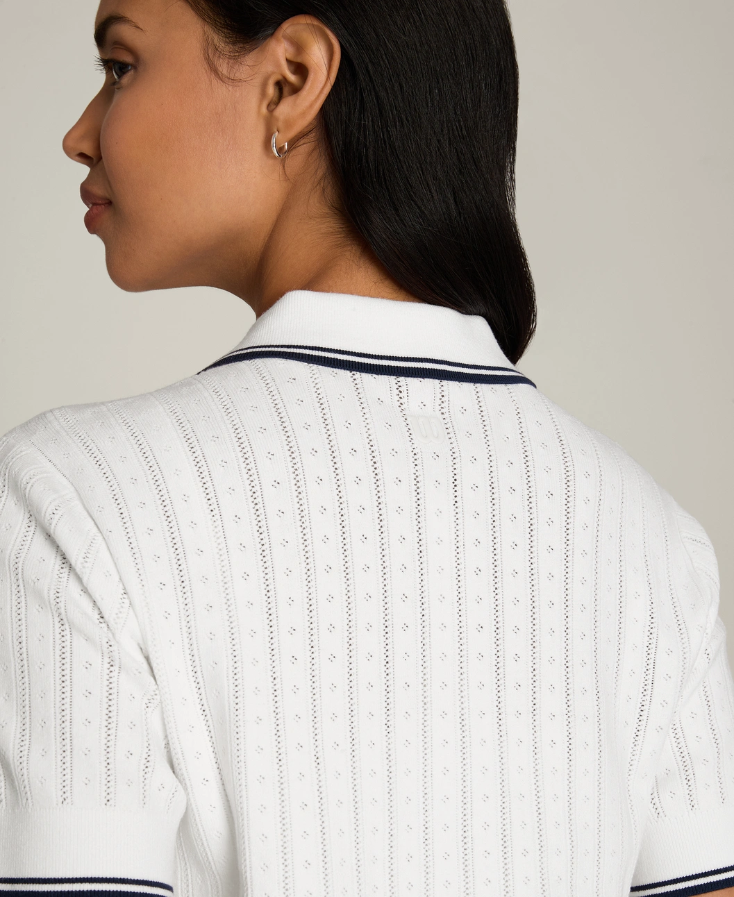 Wilson Addison Knit Polo Pointelle