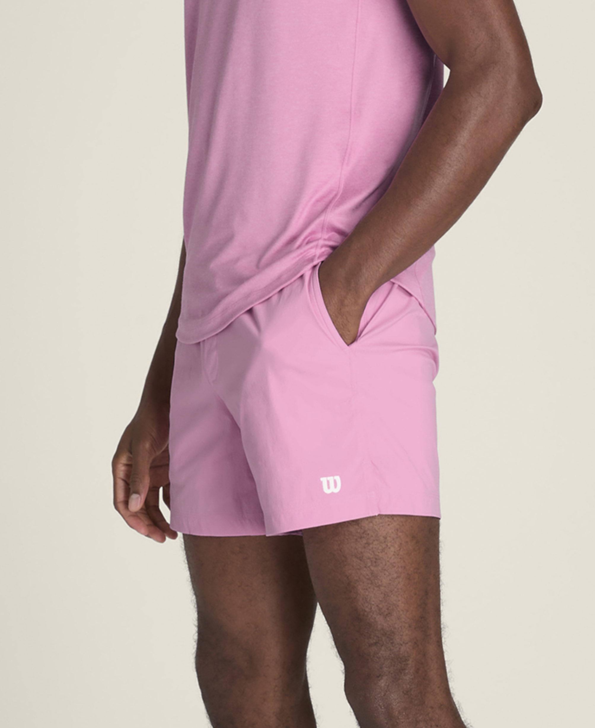 Wilson Men's Tennis Volley Shorts 6" Unlined