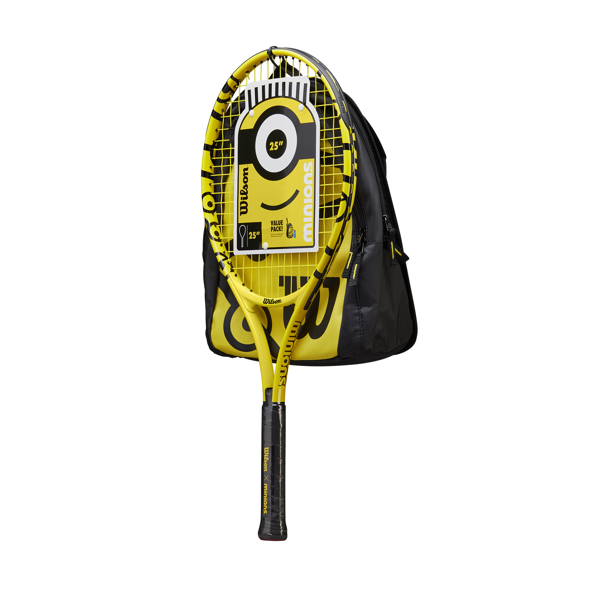 Minions Junior/Youth (16x17) Tennis Recreational Racket Starter Kit (Strung)