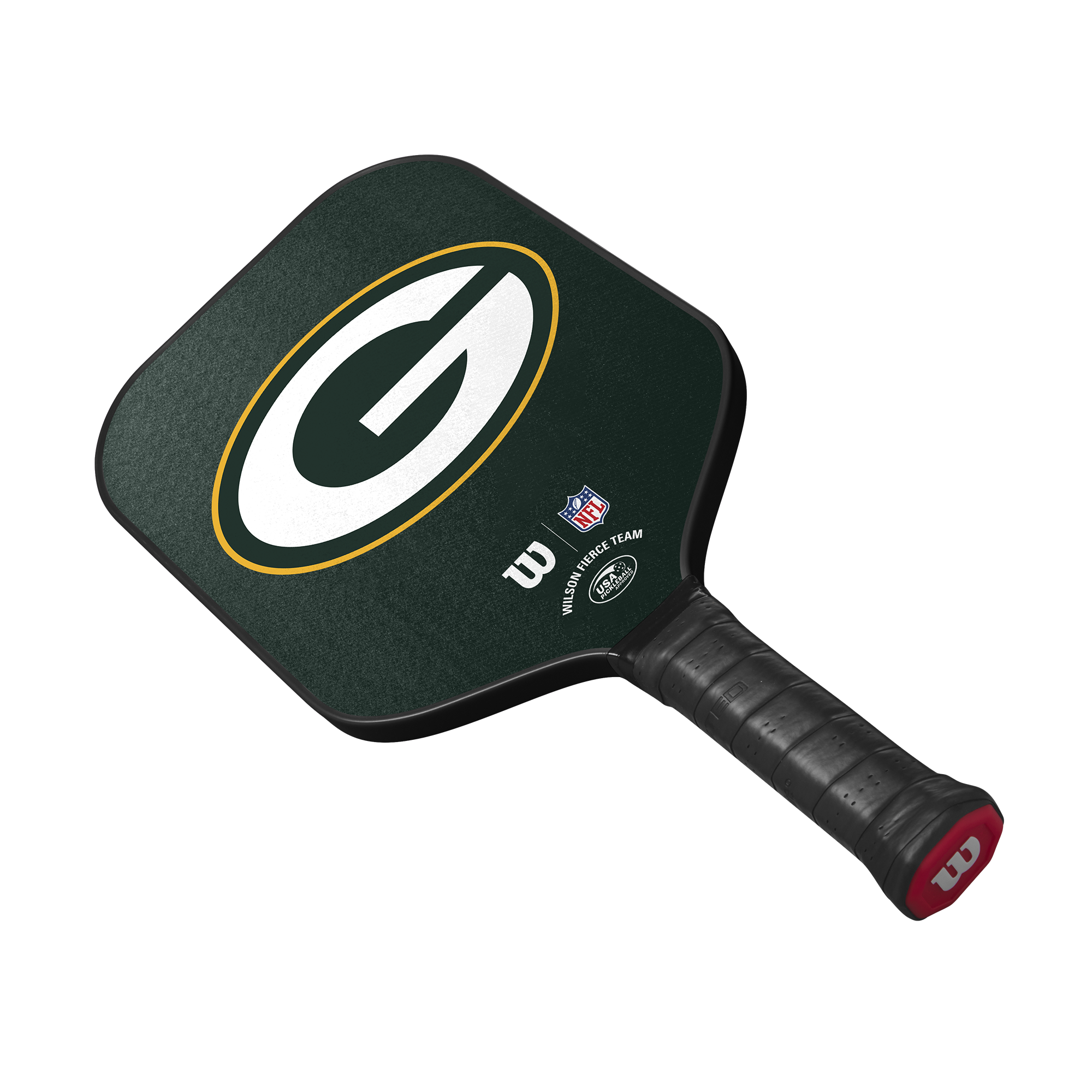 Wilson Fierce Team NFL Packers Pickleball Paddle