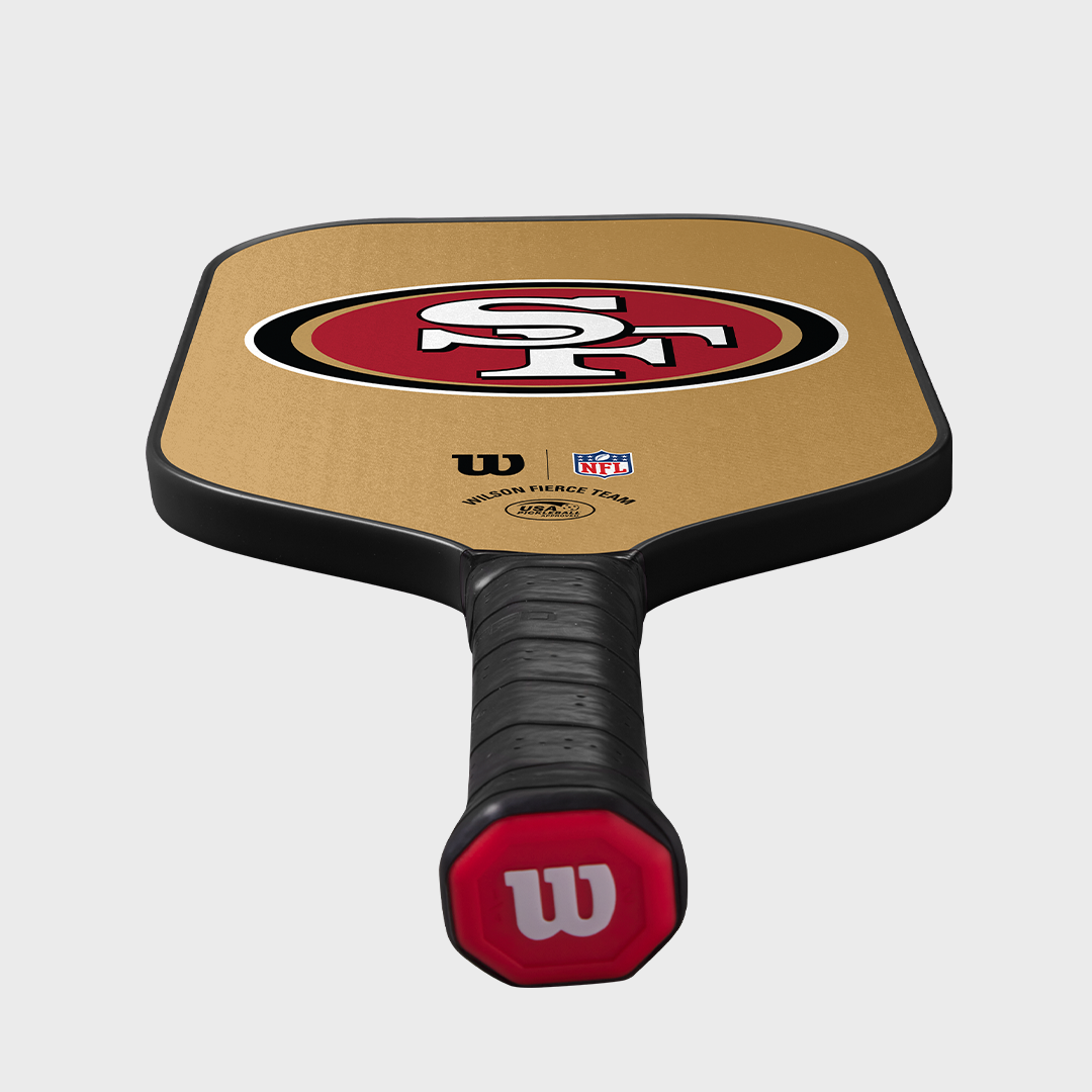 Wilson Fierce Team NFL 49ers Pickleball Paddle