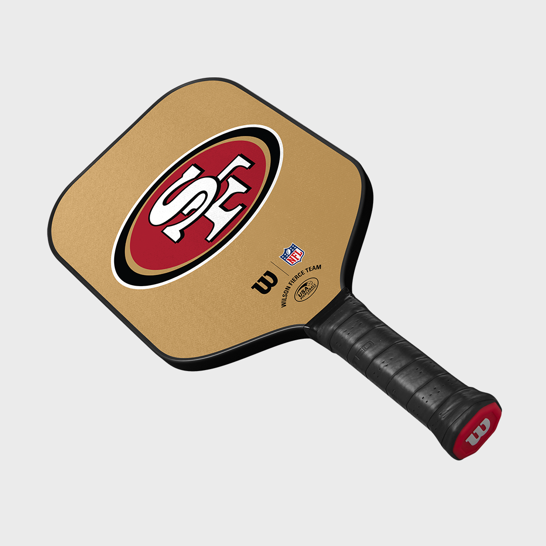 Wilson Fierce Team NFL 49ers Pickleball Paddle