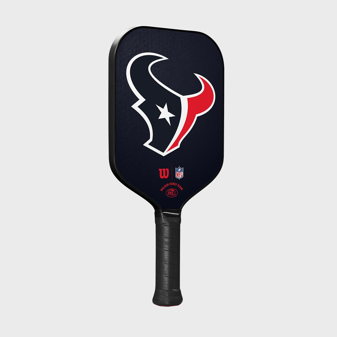 Wilson Fierce Team NFL Texans Pickleball Paddle