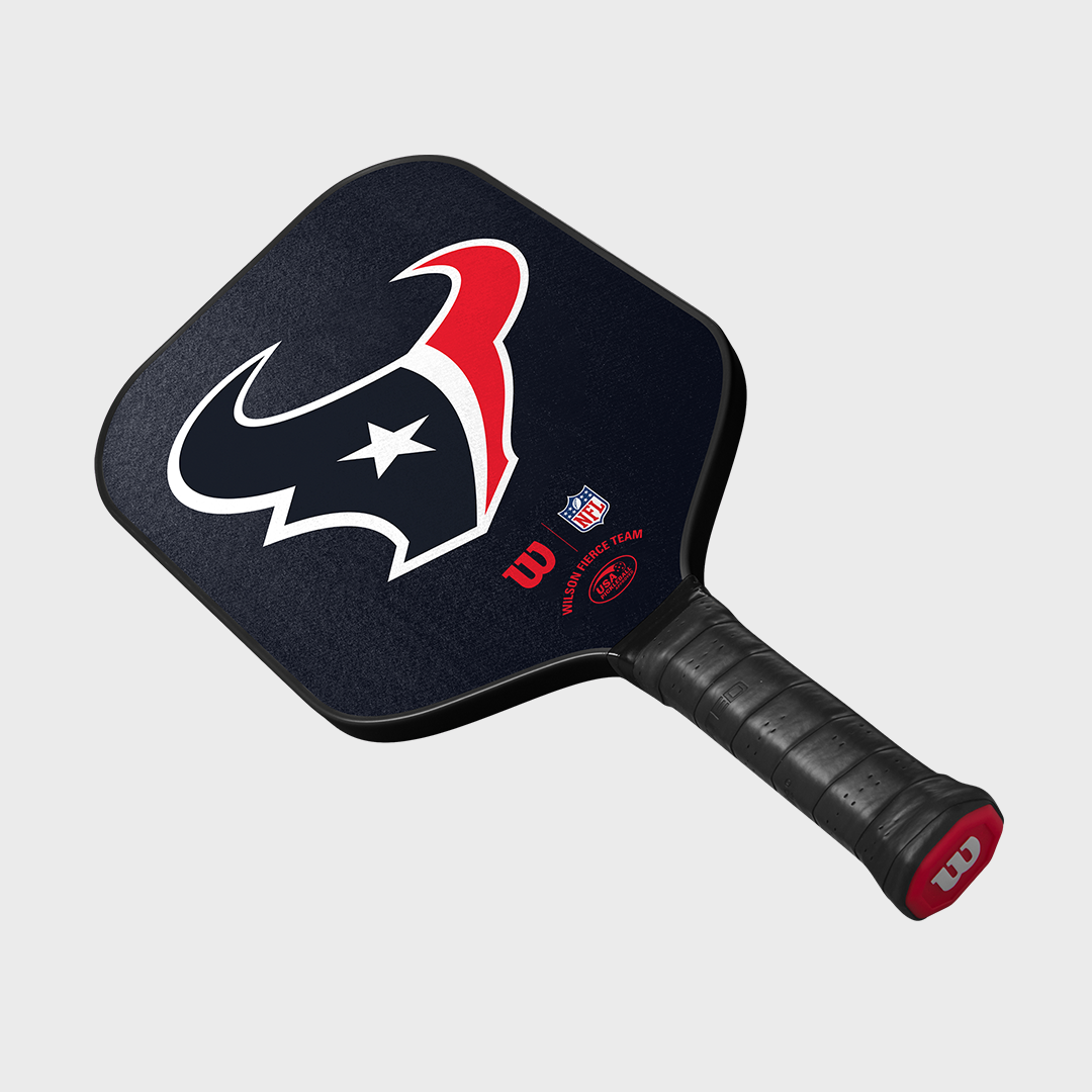 Wilson Fierce Team NFL Texans Pickleball Paddle