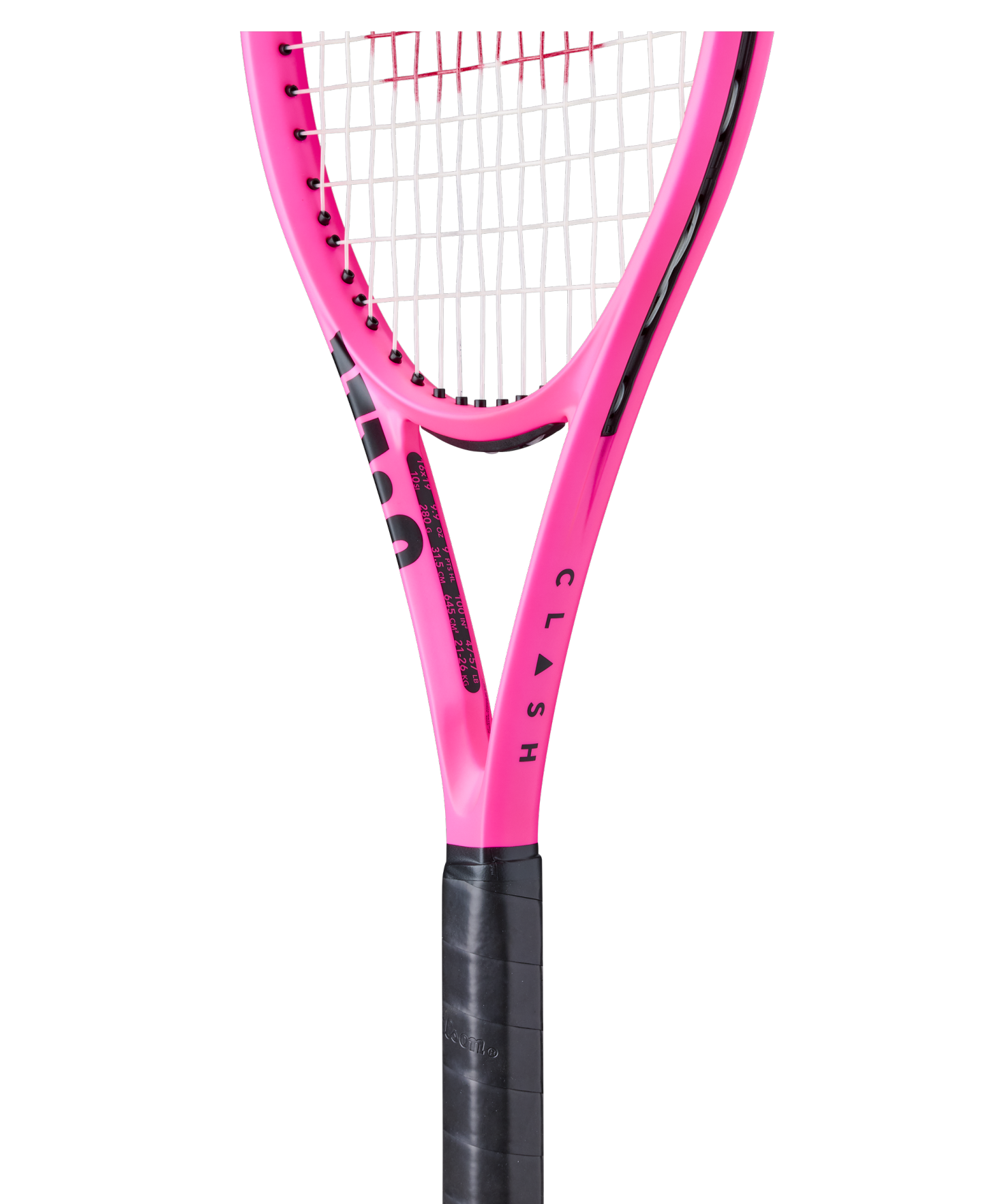 Wilson Neon Pink Clash 100L V3 Tennis Racket (Unstrung)