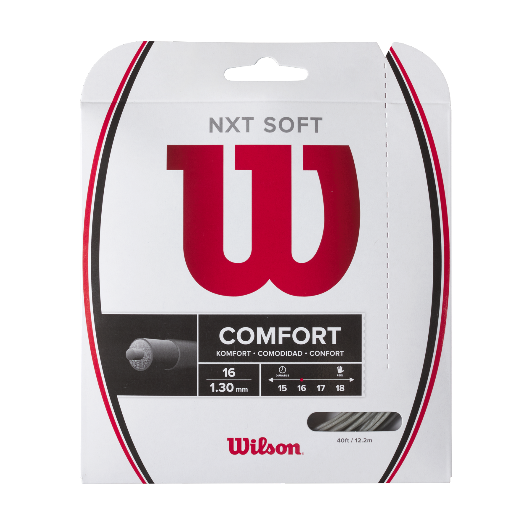 NXT SOFT 16 Silver 16G Tennis String