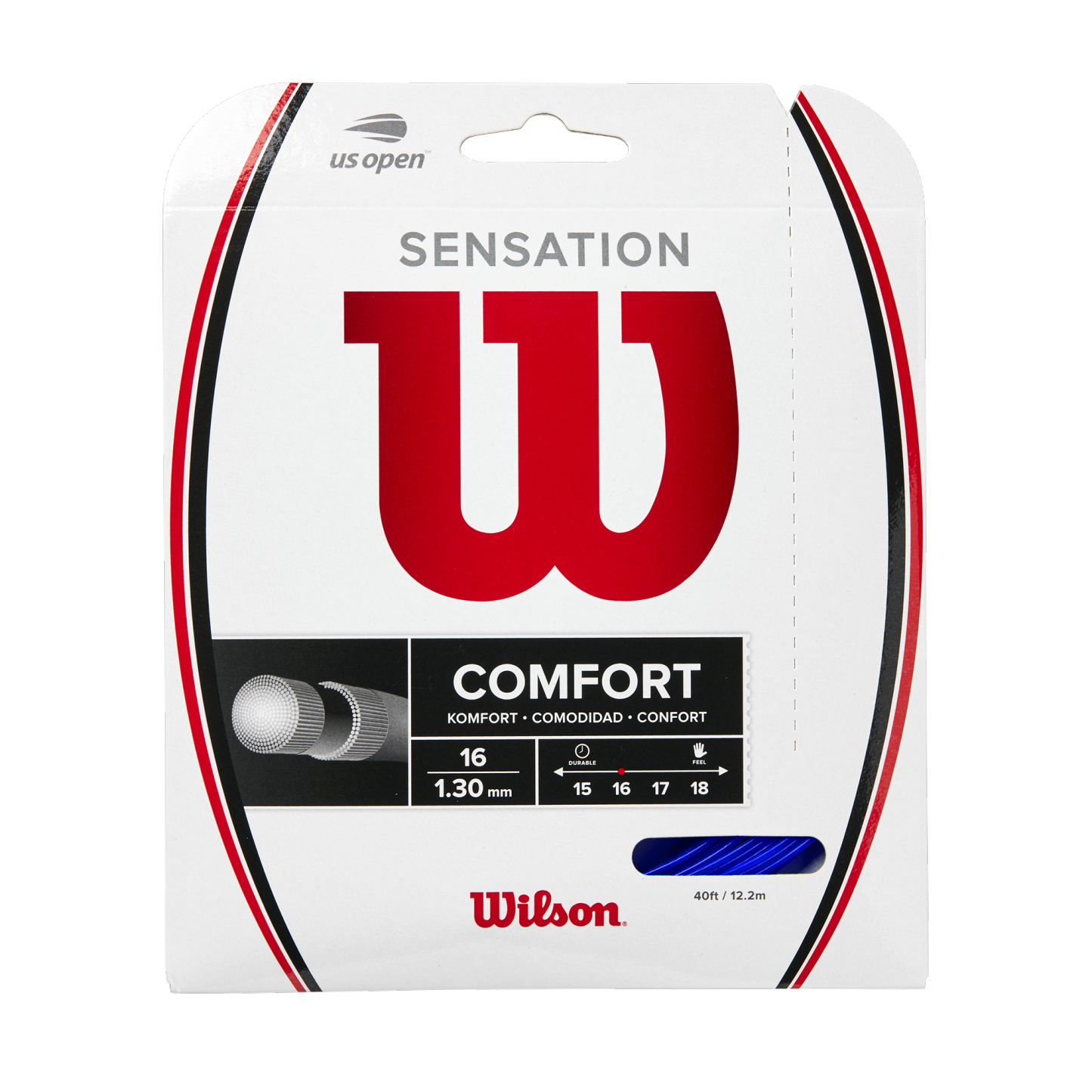 Wilson Sensation Blue 16 Tennis String