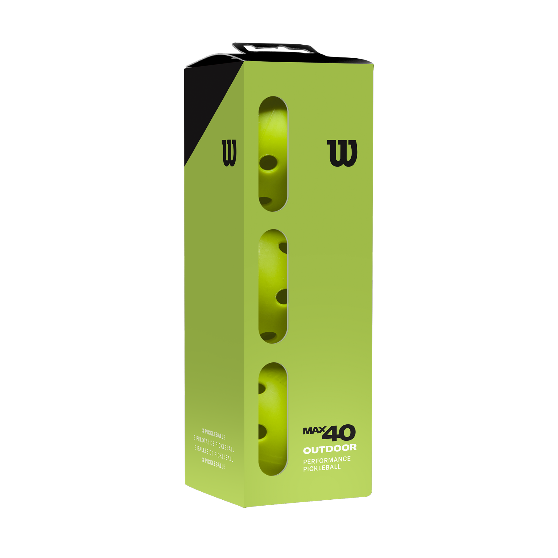 Max 40 Outdoor Pickle Ball - 3 Pack