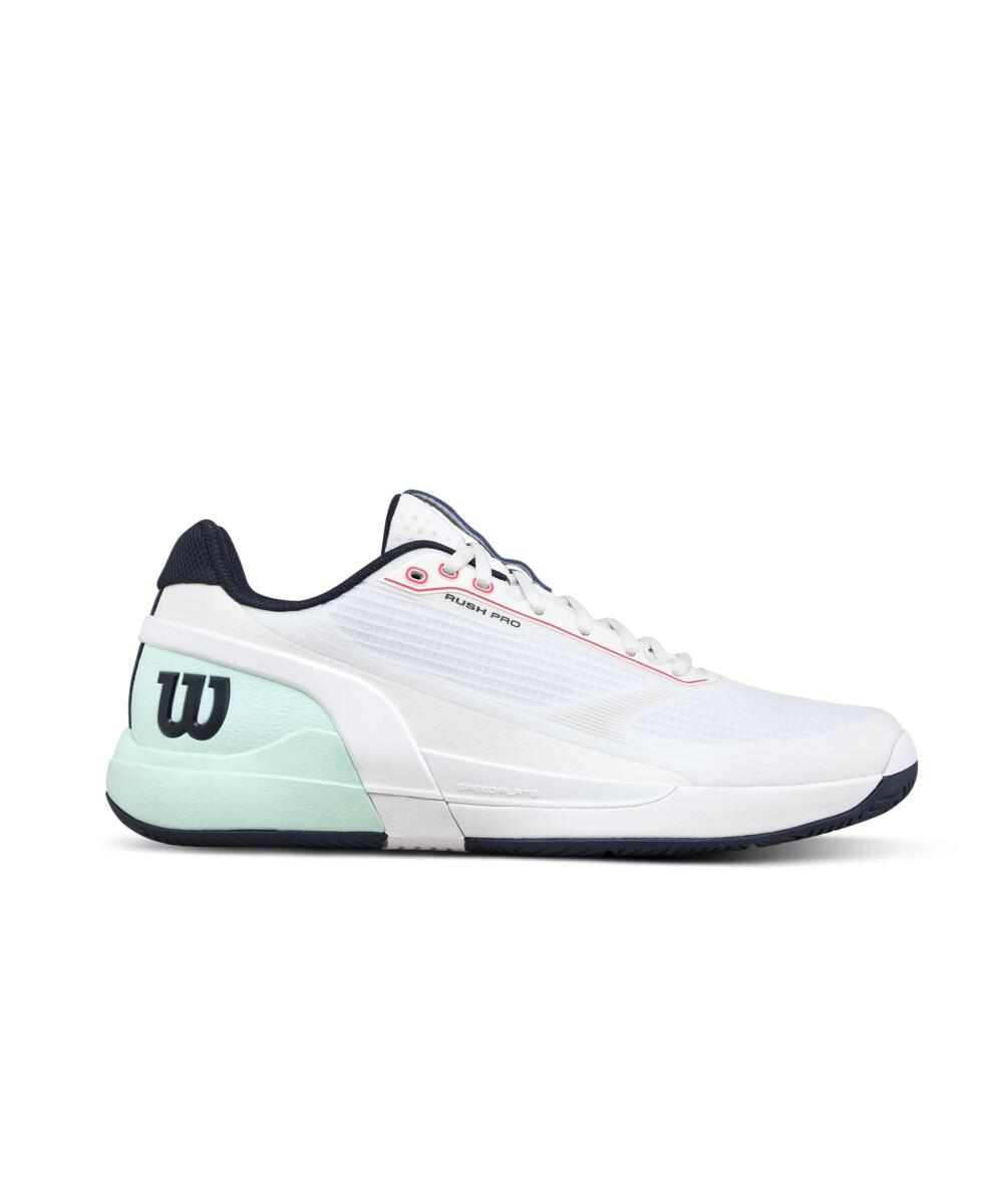 Wilson Rush Pro 5 Tennis Shoes 2026 – Lightweight Performance Court Shoes with Stability, Cushioning & Durable Grip