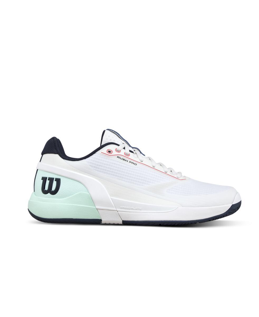 Wilson Rush Pro 5 Tennis Shoes 2026 – Lightweight Performance Court Shoes with Stability, Cushioning & Durable Grip