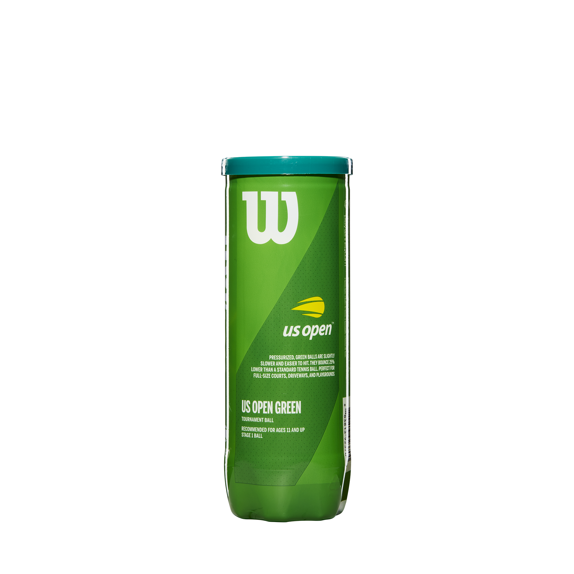 US Open Green Tournament 3 Ball Can (4 Pack)