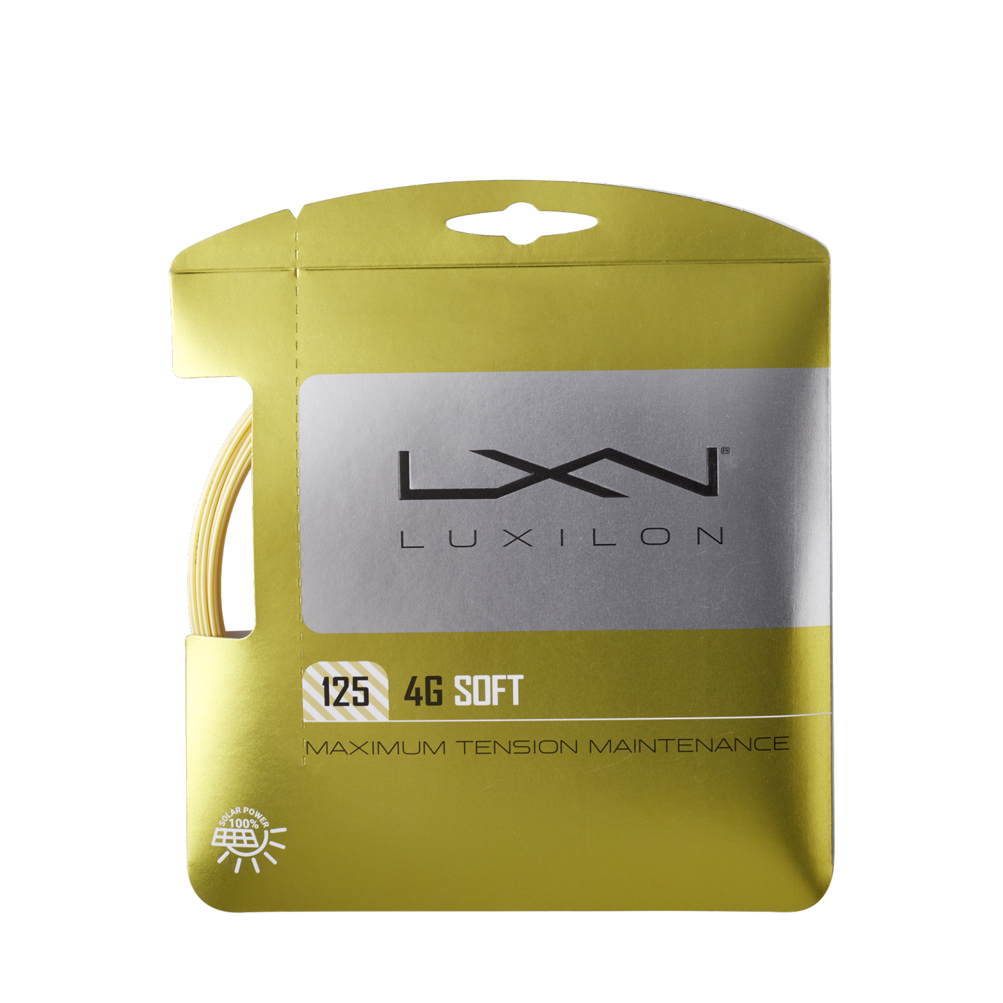 LUXILON 4G ROUGH SOFT 125 Tennis String in Gold
